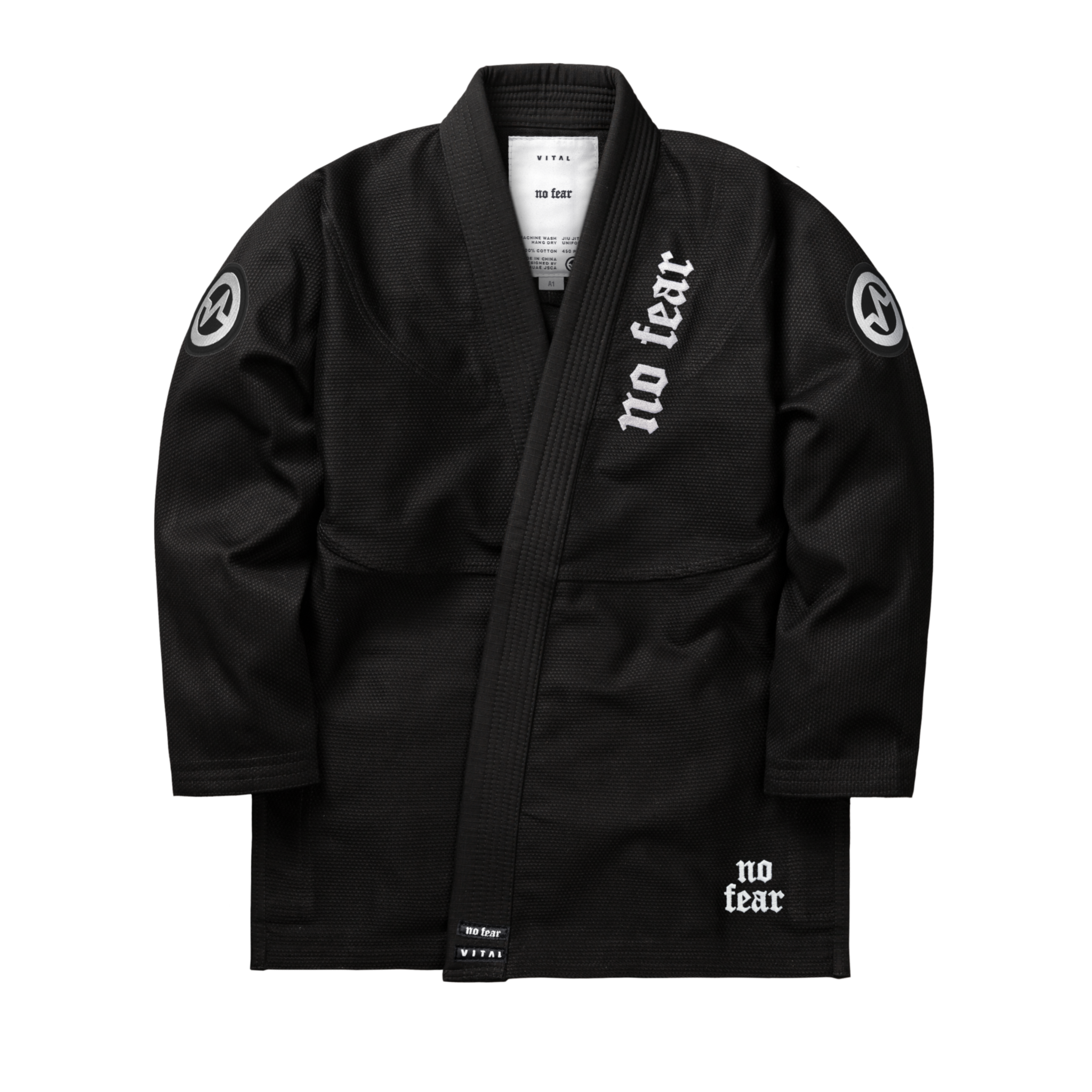 NO FEAR - BLACK – Vitalkimonos
