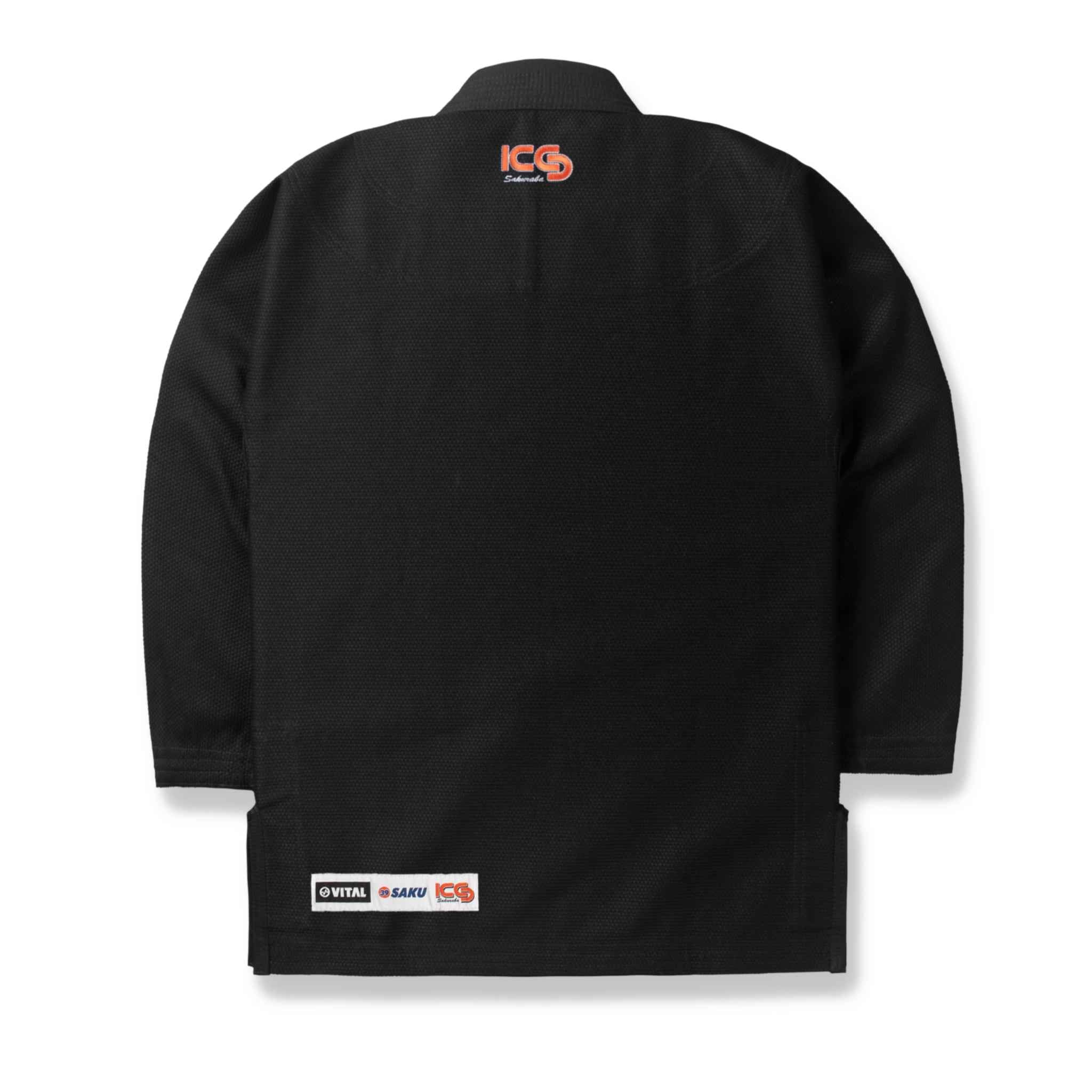 39 SAKU X VITAL COLLAB GI (BLACK) - Vital Kimonos
