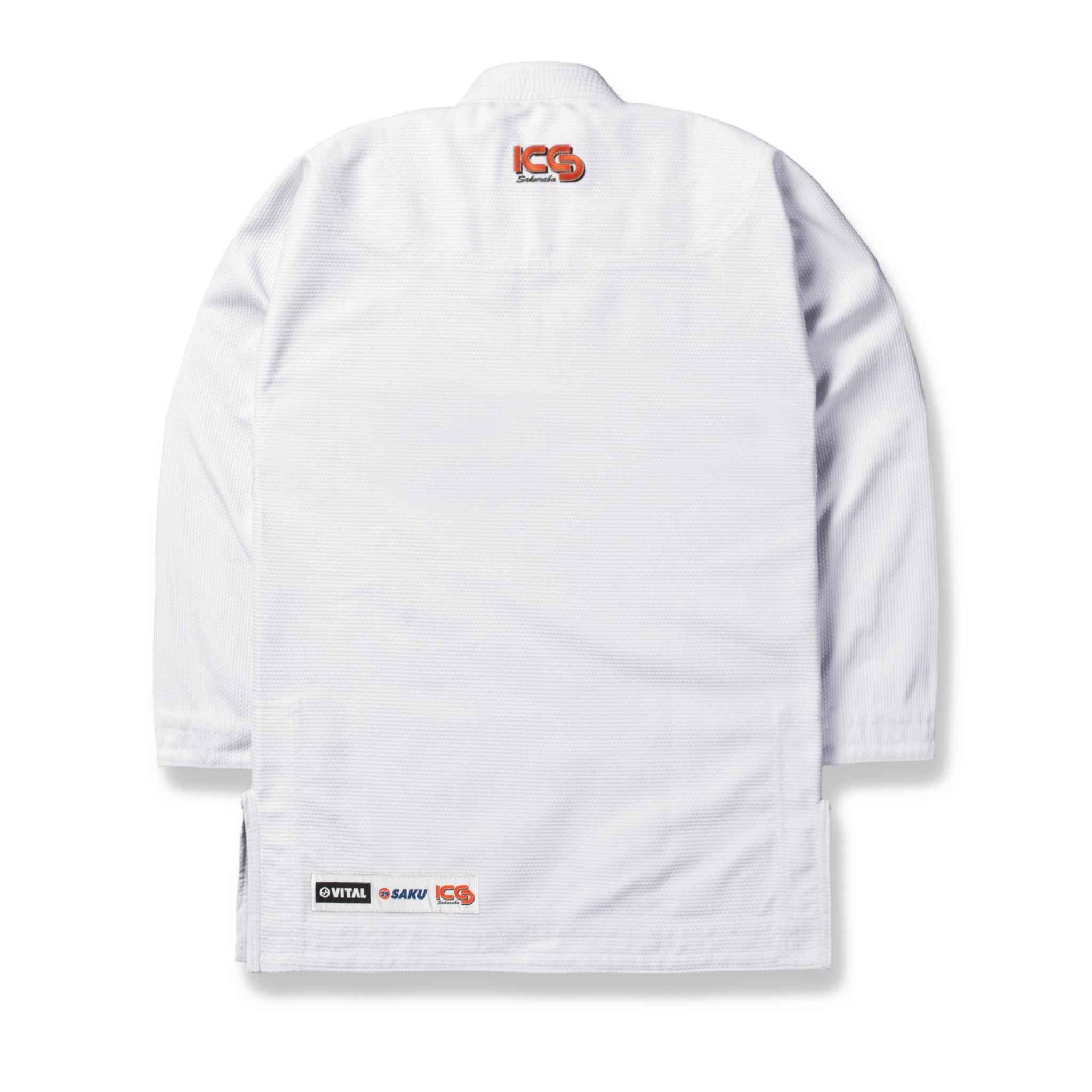 39 SAKU X VITAL COLLAB GI (WHITE) - Vital Kimonos