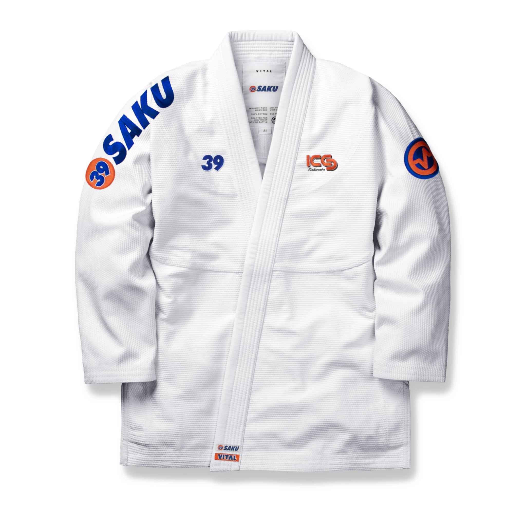 39 SAKU X VITAL COLLAB GI (WHITE) - Vital Kimonos