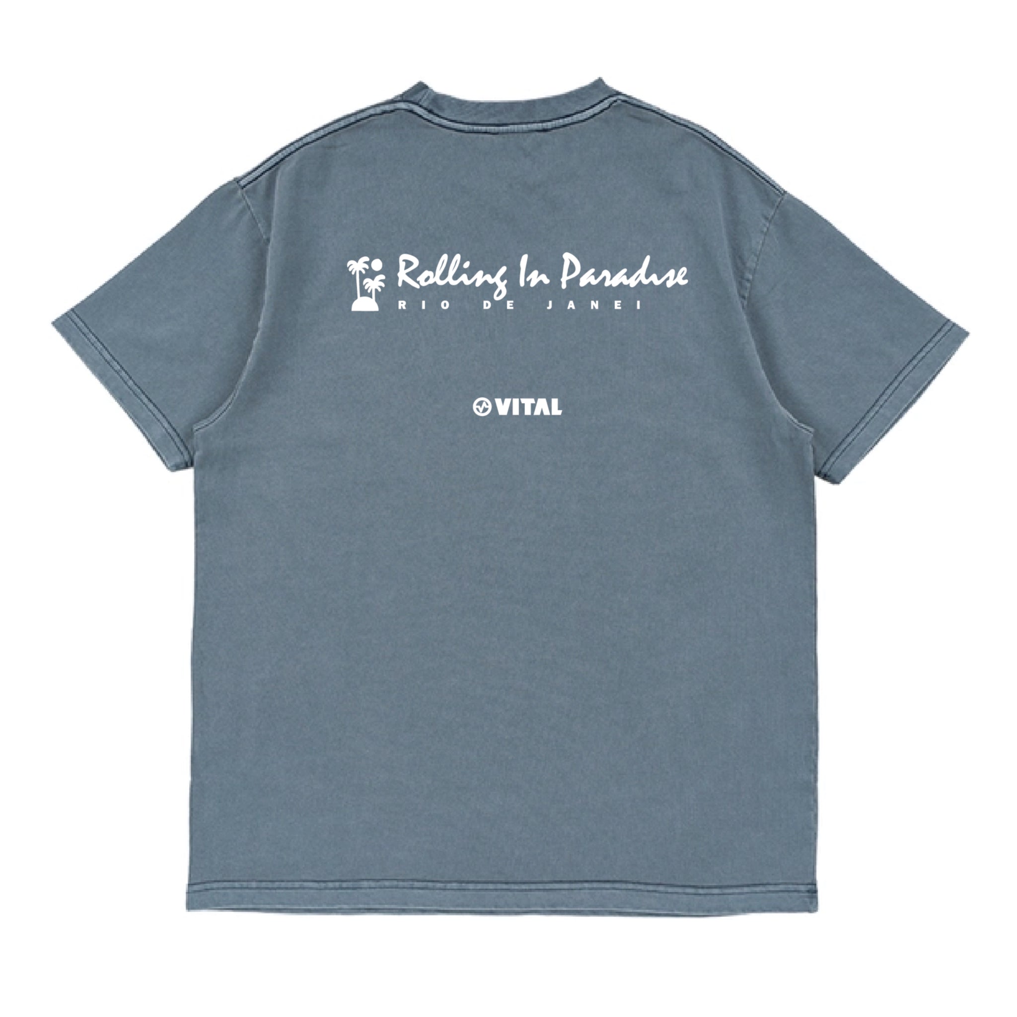 PIGMENT WASHED T-SHIRT : CARIOCA