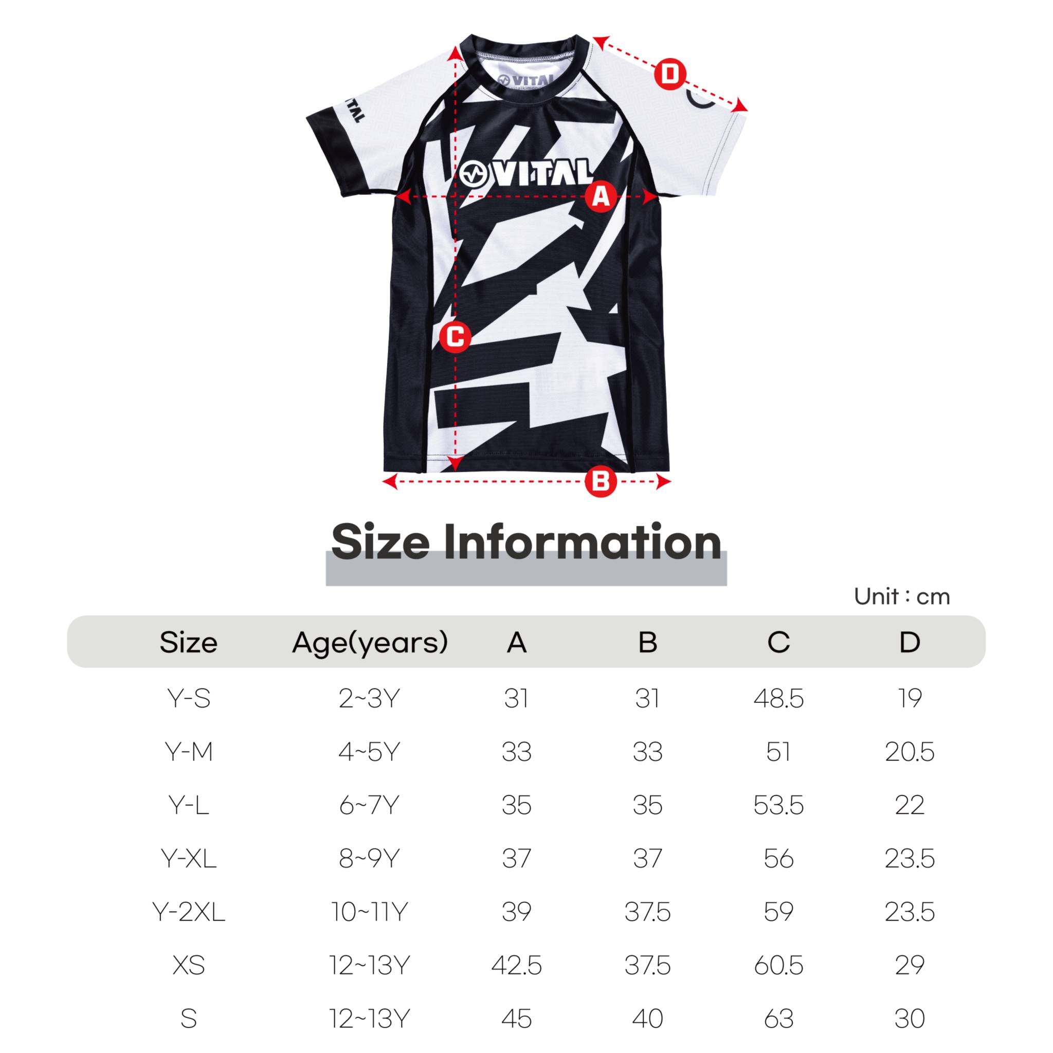 VITAL YOUTH RANKED RASH GUARD