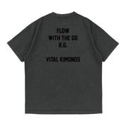 PIGMENT WASHED T-SHIRT : FLOW