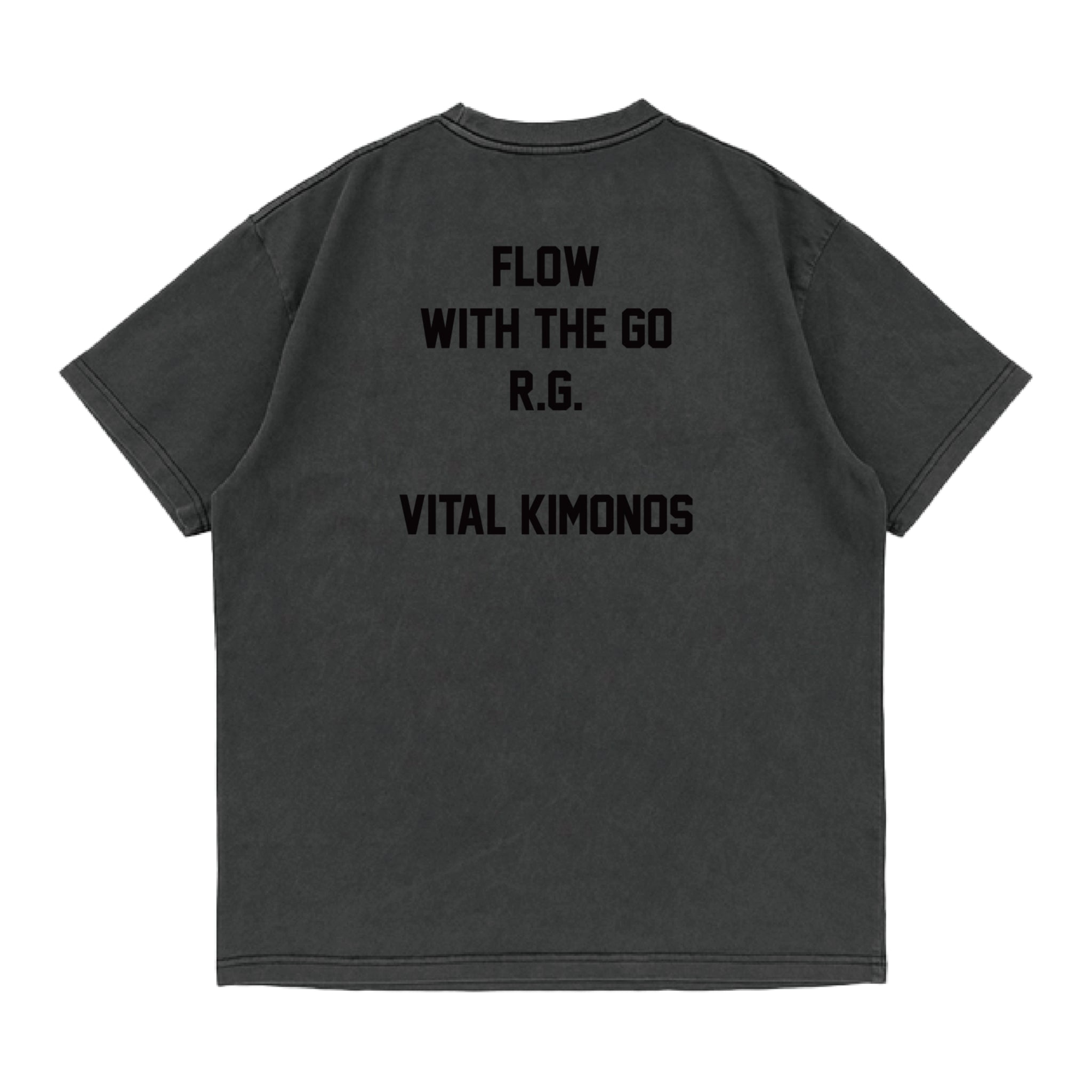 PIGMENT WASHED T-SHIRT : FLOW