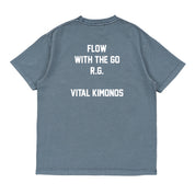 PIGMENT WASHED T-SHIRT : FLOW