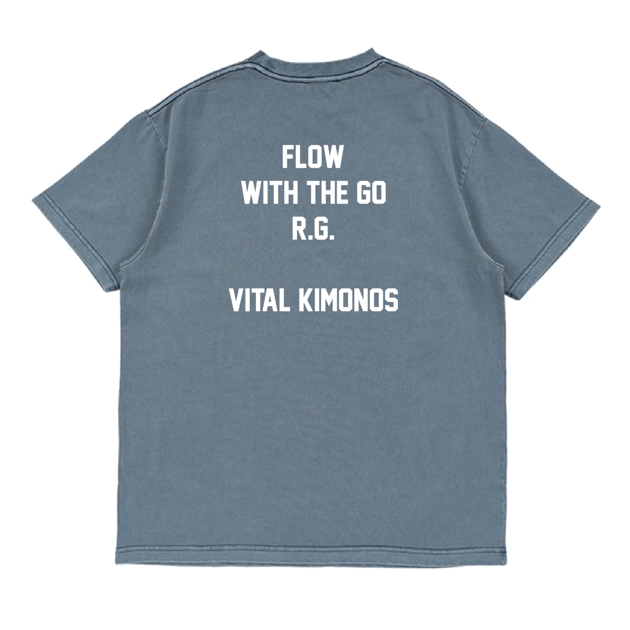 PIGMENT WASHED T-SHIRT : FLOW