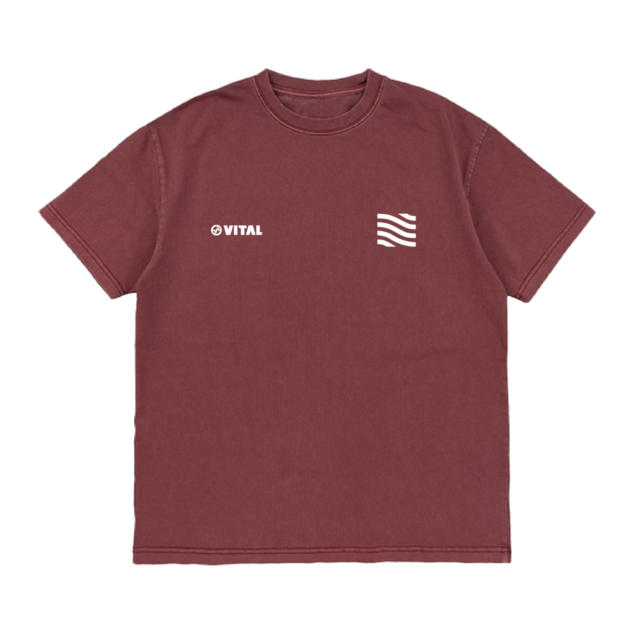 PIGMENT WASHED T-SHIRT : FLOW