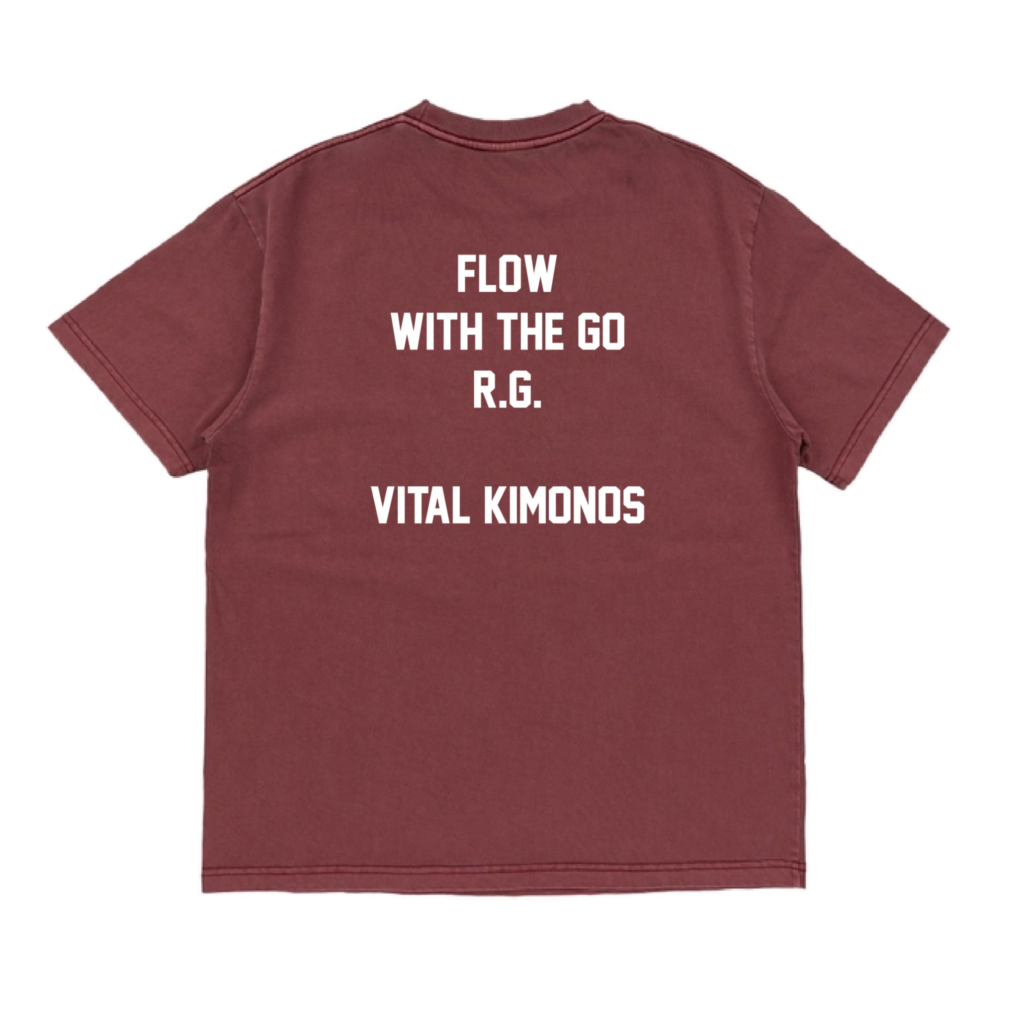 PIGMENT WASHED T-SHIRT : FLOW