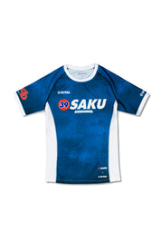 39 SAKU X VITAL RASH GUARD (BLUE)