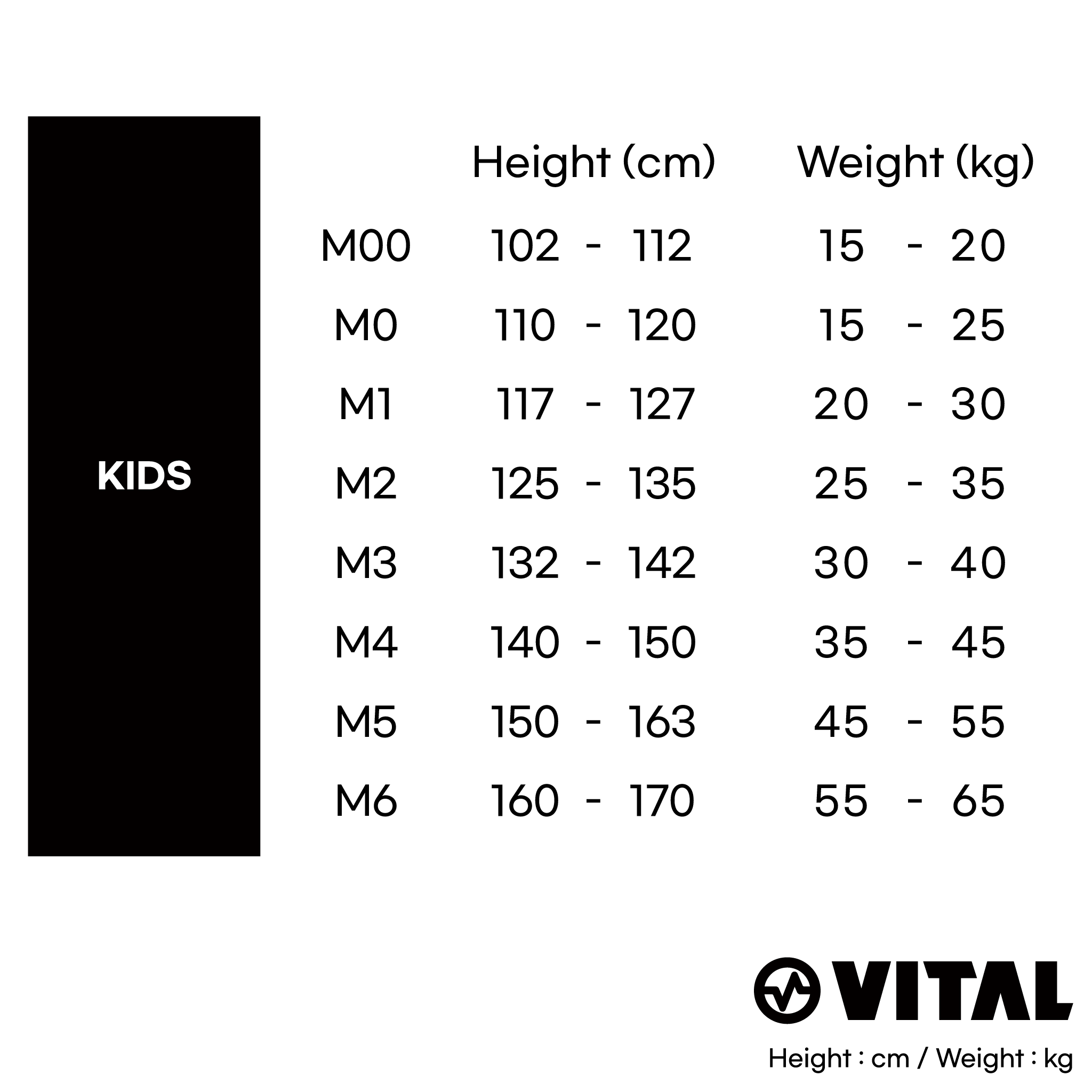 VITAL LIGHT KIDS - BLACK