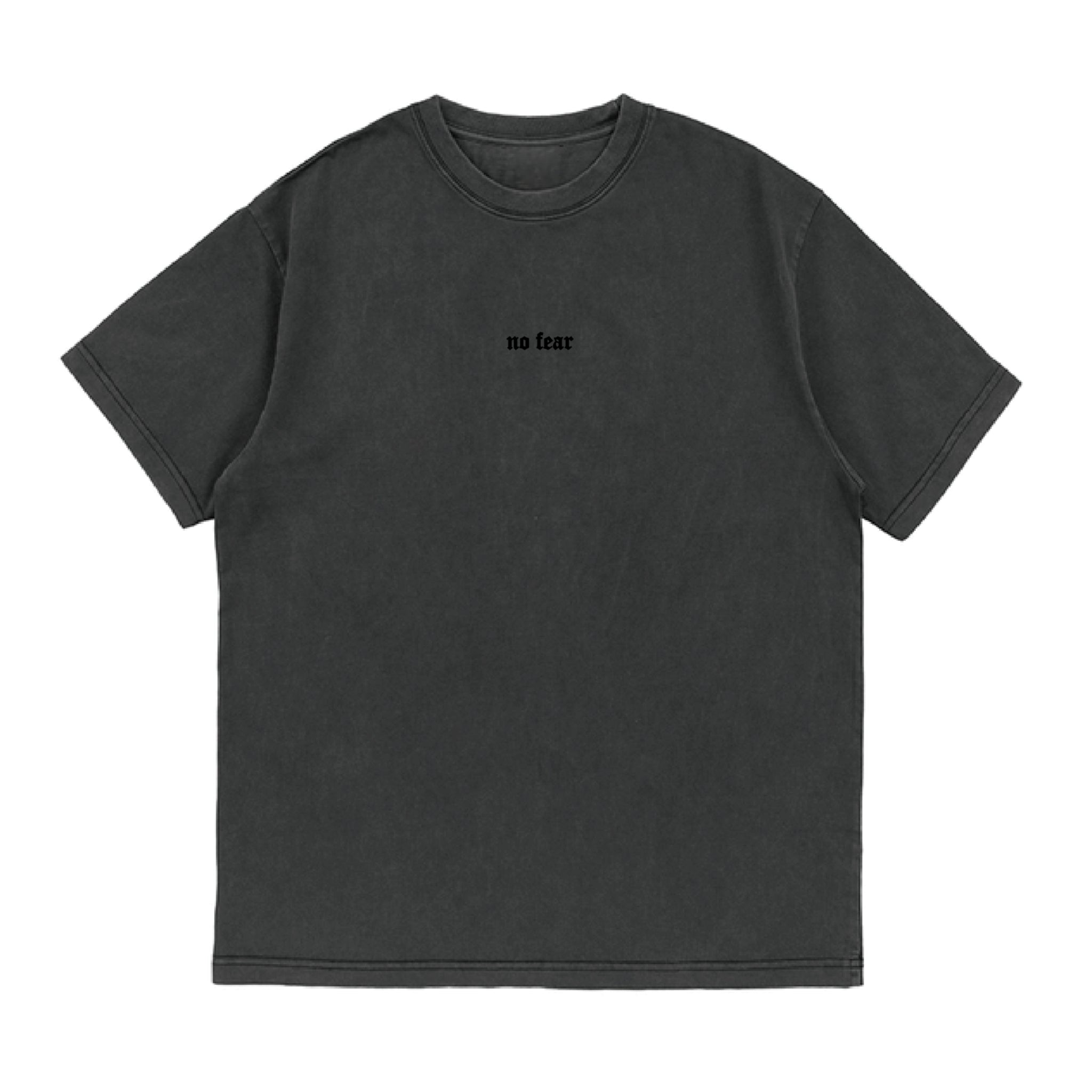 PIGMENT WASHED T-SHIRT : NO FEAR