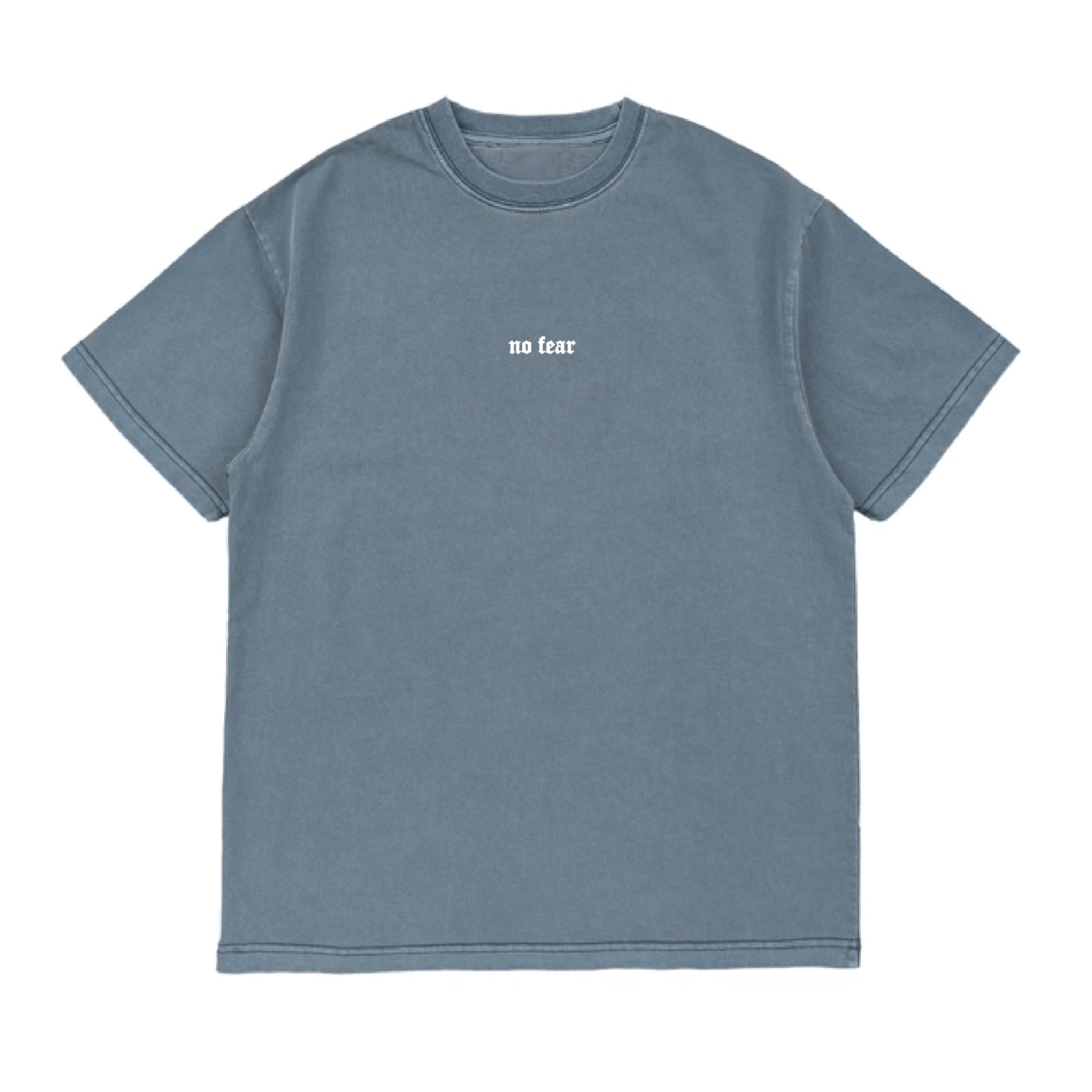 PIGMENT WASHED T-SHIRT : NO FEAR