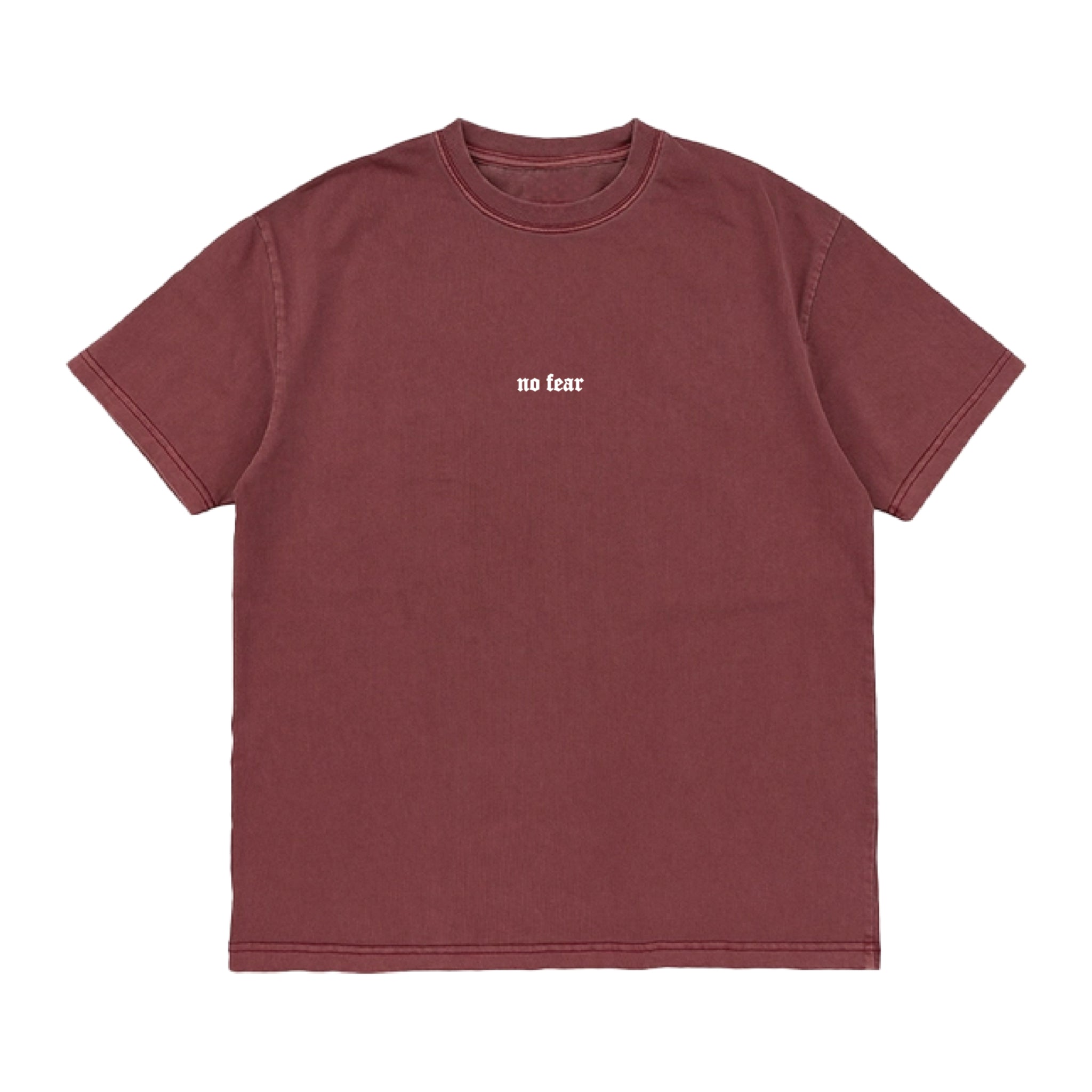 PIGMENT WASHED T-SHIRT : NO FEAR