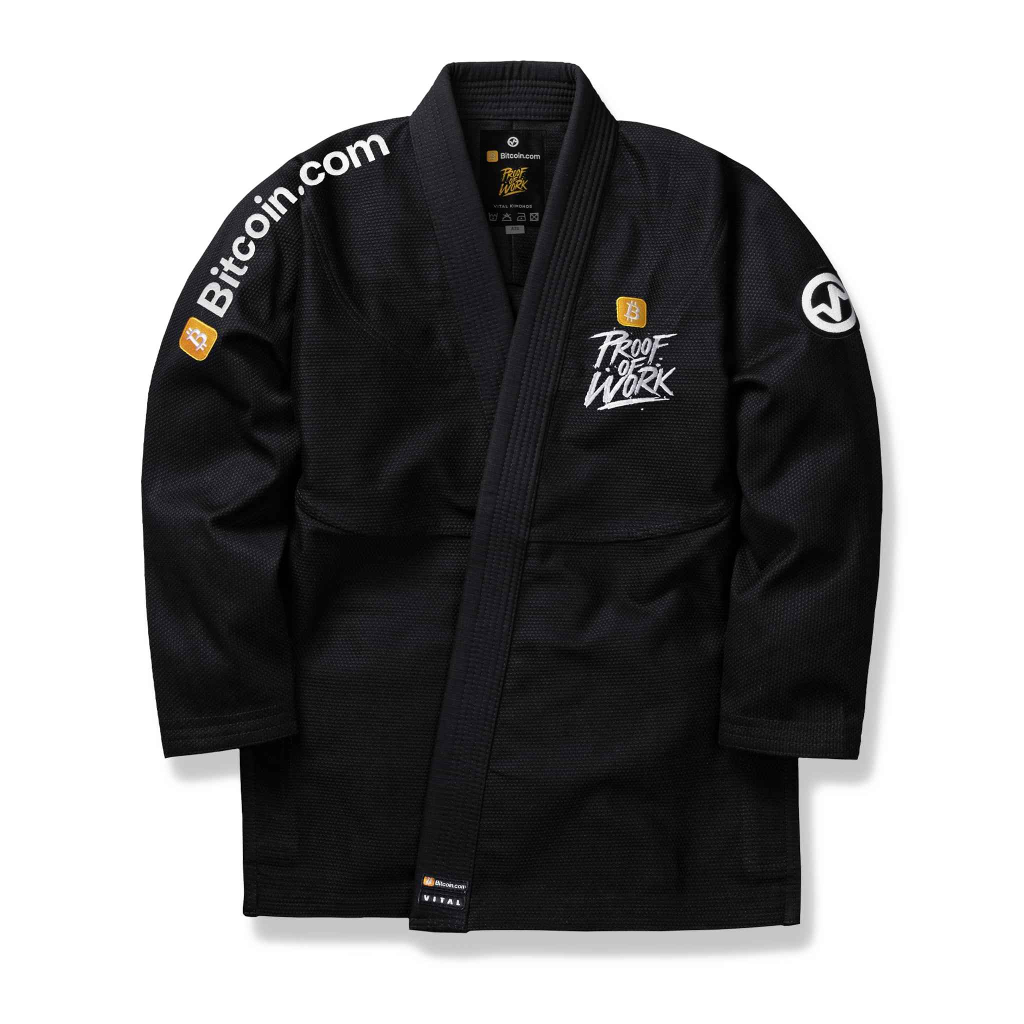 BITCOIN.COM X VITAL COLLAB GI (BLACK) - Vital Kimonos