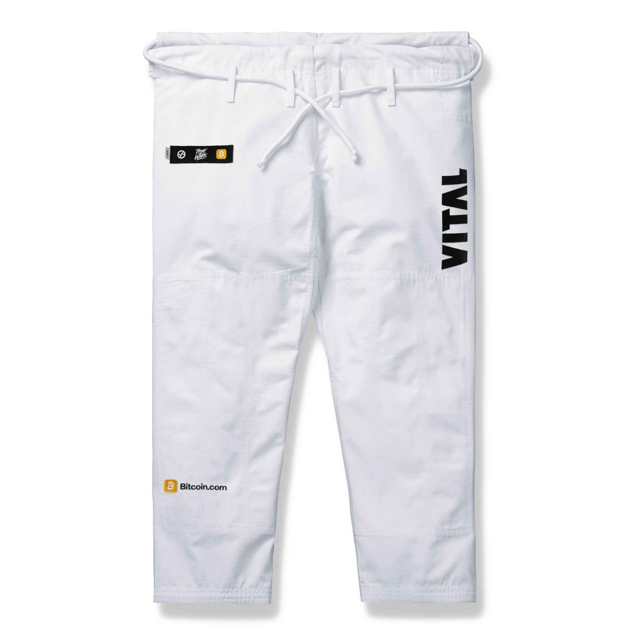 BITCOIN.COM X VITAL COLLAB GI (WHITE) - Vital Kimonos