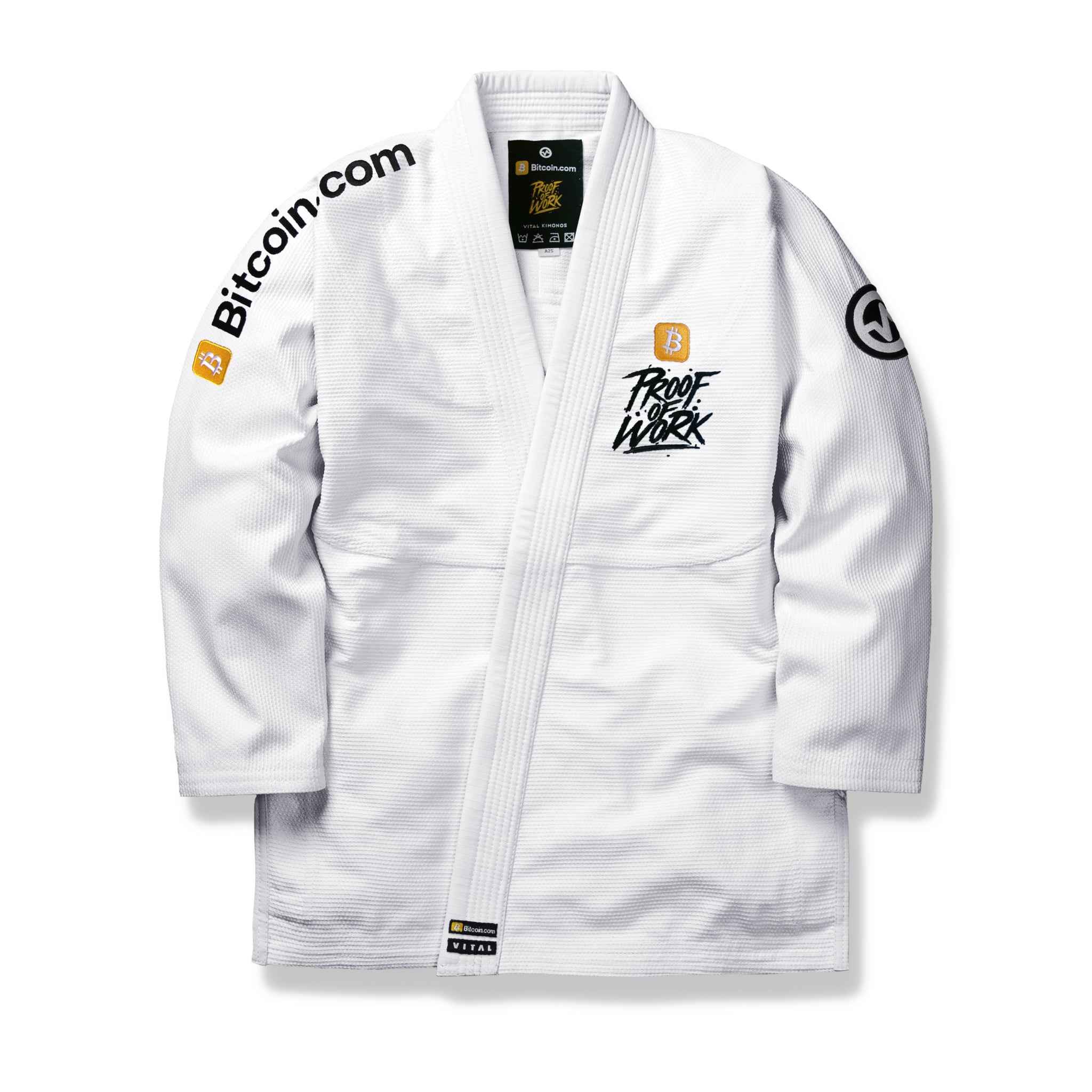 BITCOIN.COM X VITAL COLLAB GI (WHITE) - Vital Kimonos