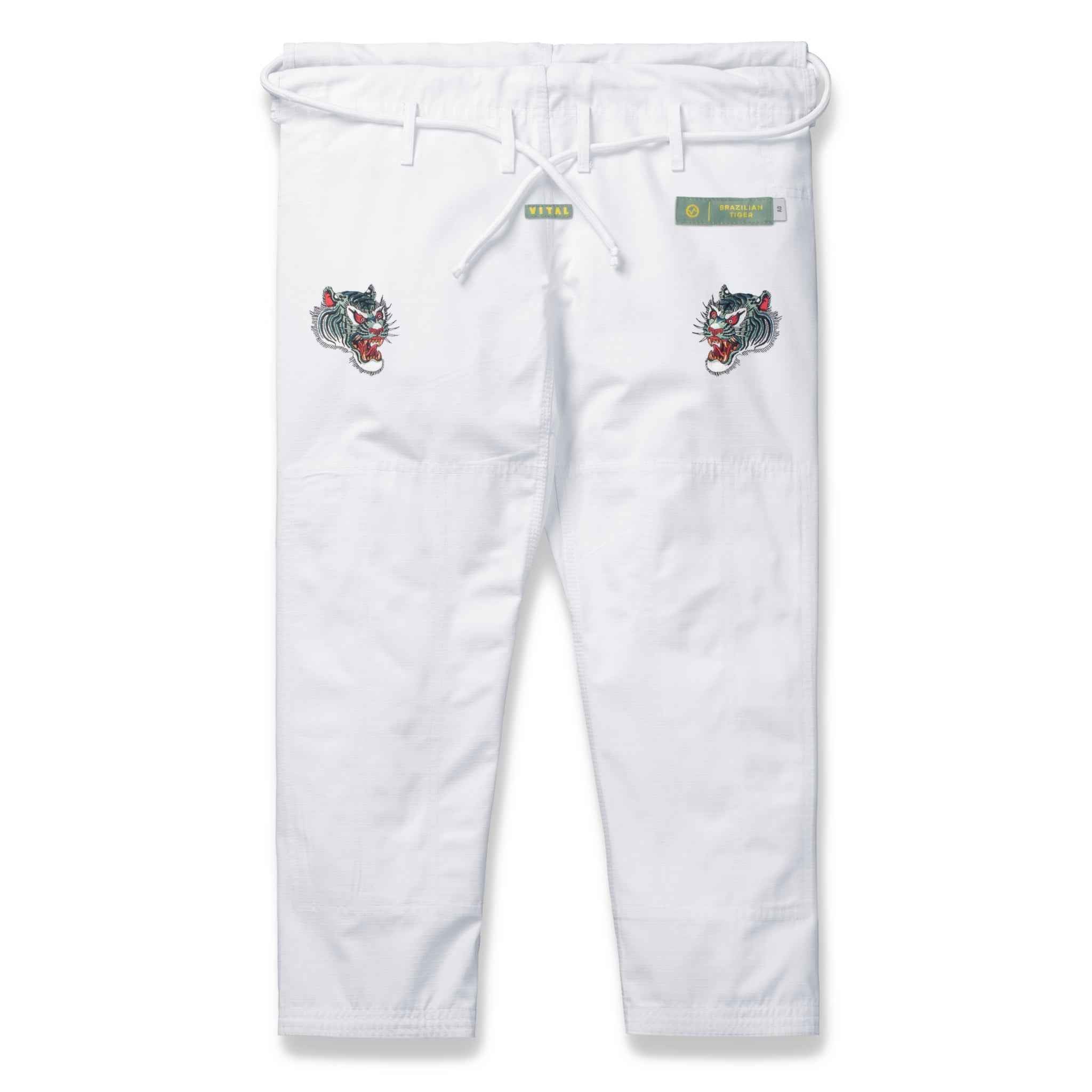 BRAZILIAN TIGER - WHITE - Vital Kimonos