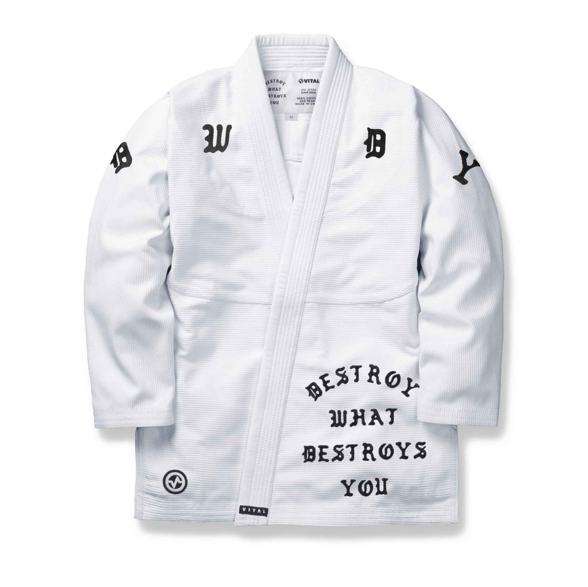 DESTROY WHAT DESTROYS YOU (DWDY) - WHITE - Vital Kimonos