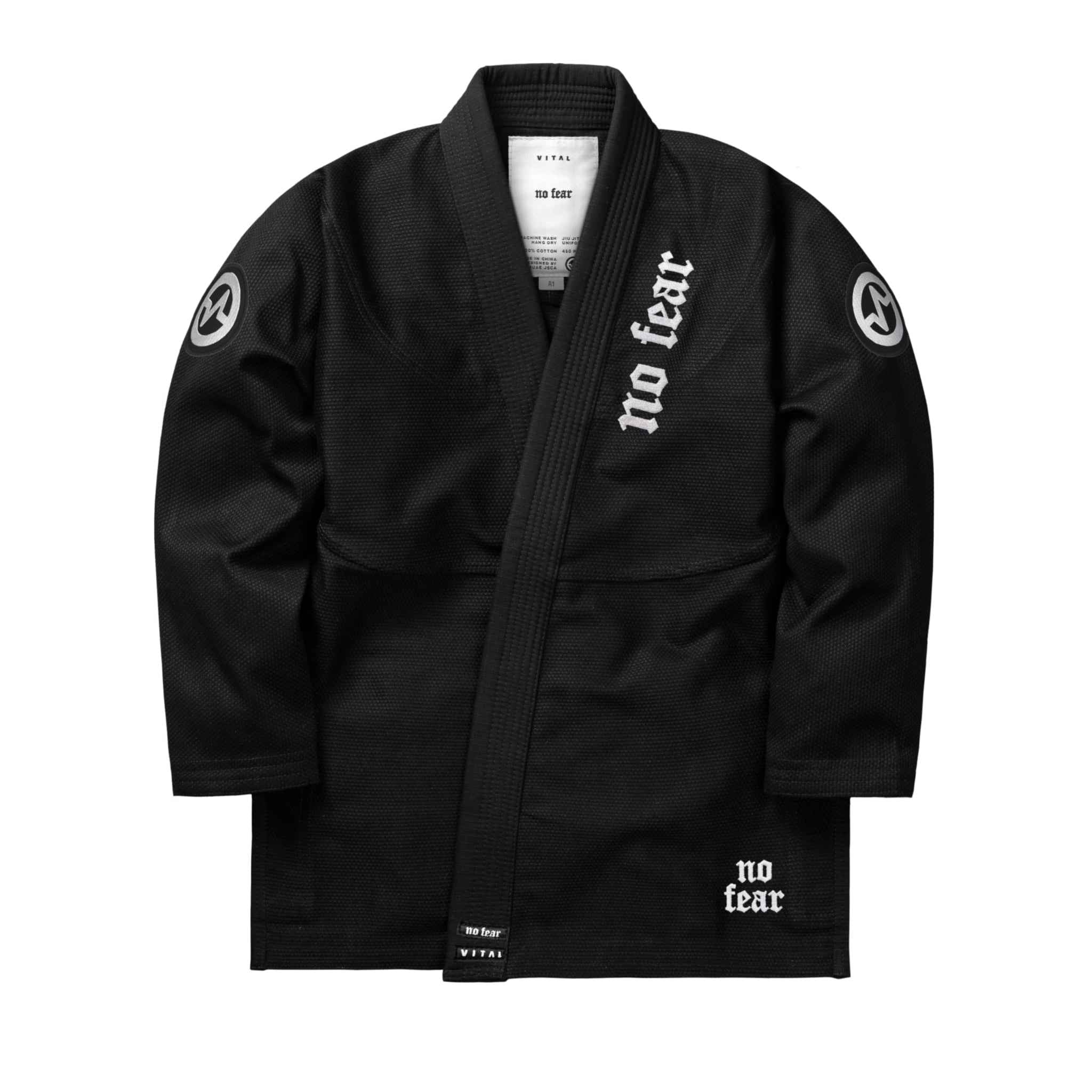 NO FEAR - BLACK - Vital Kimonos