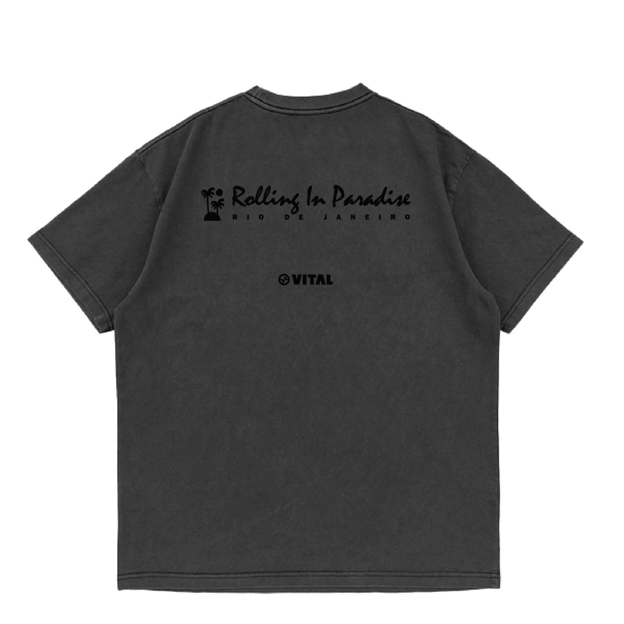 PIGMENT WASHED T-SHIRT : CARIOCA - Vital Kimonos
