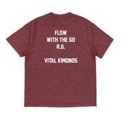 PIGMENT WASHED T-SHIRT : FLOW - Vital Kimonos
