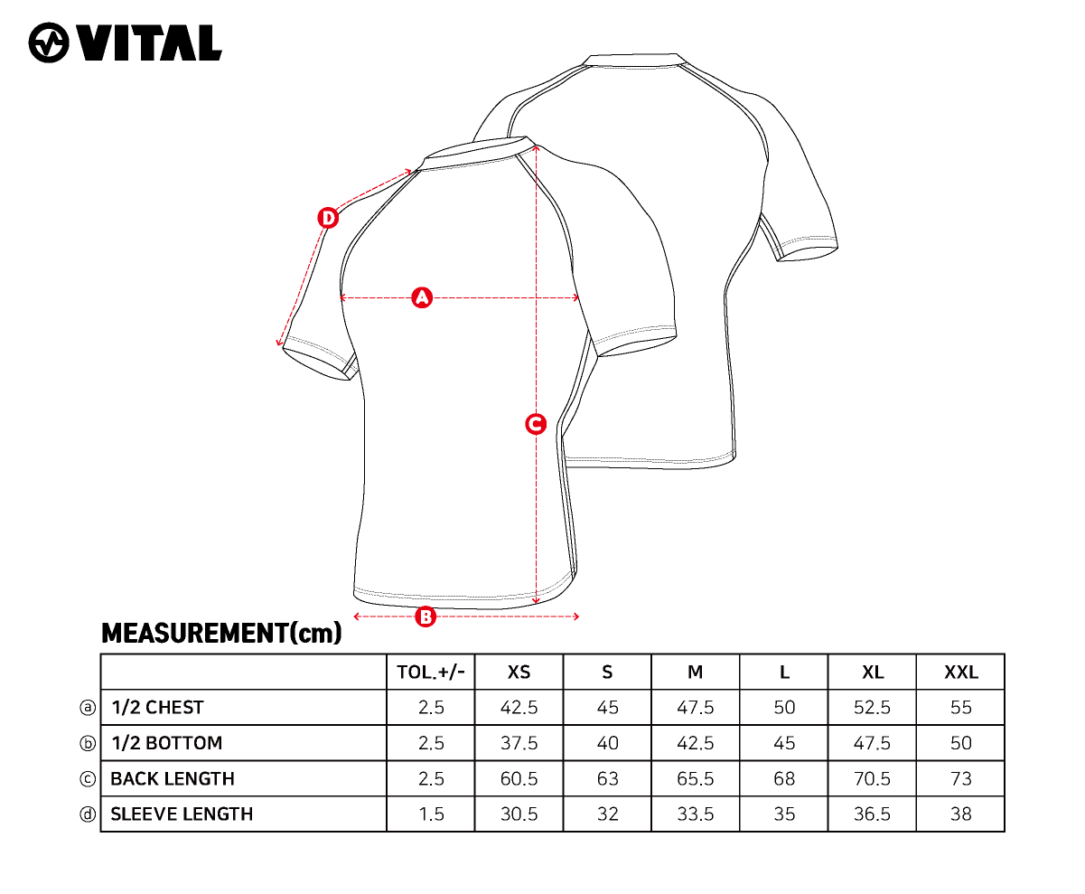 39 SAKU X VITAL RASH GUARD (WHITE)