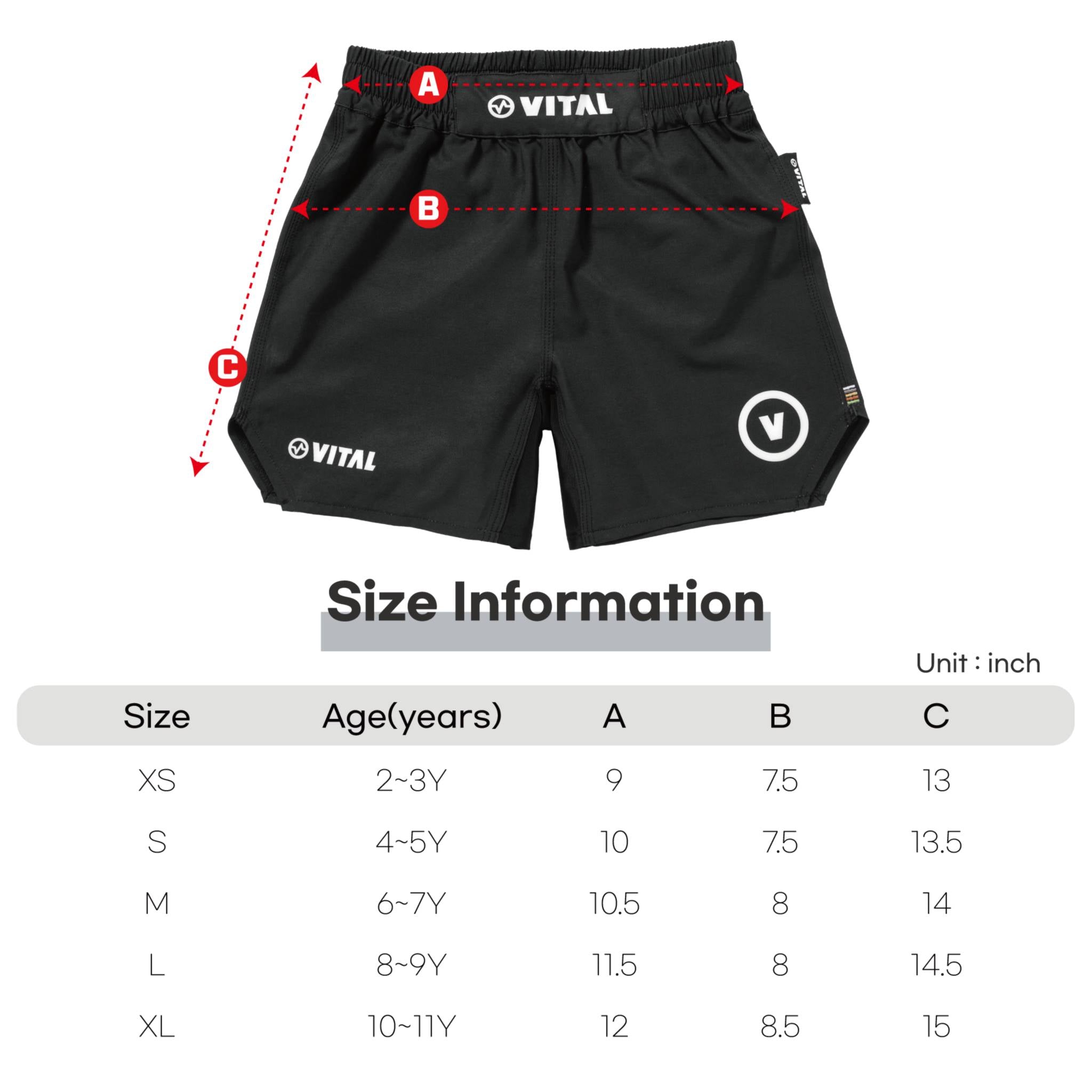 VITAL YOUTH RANKED SHORTS