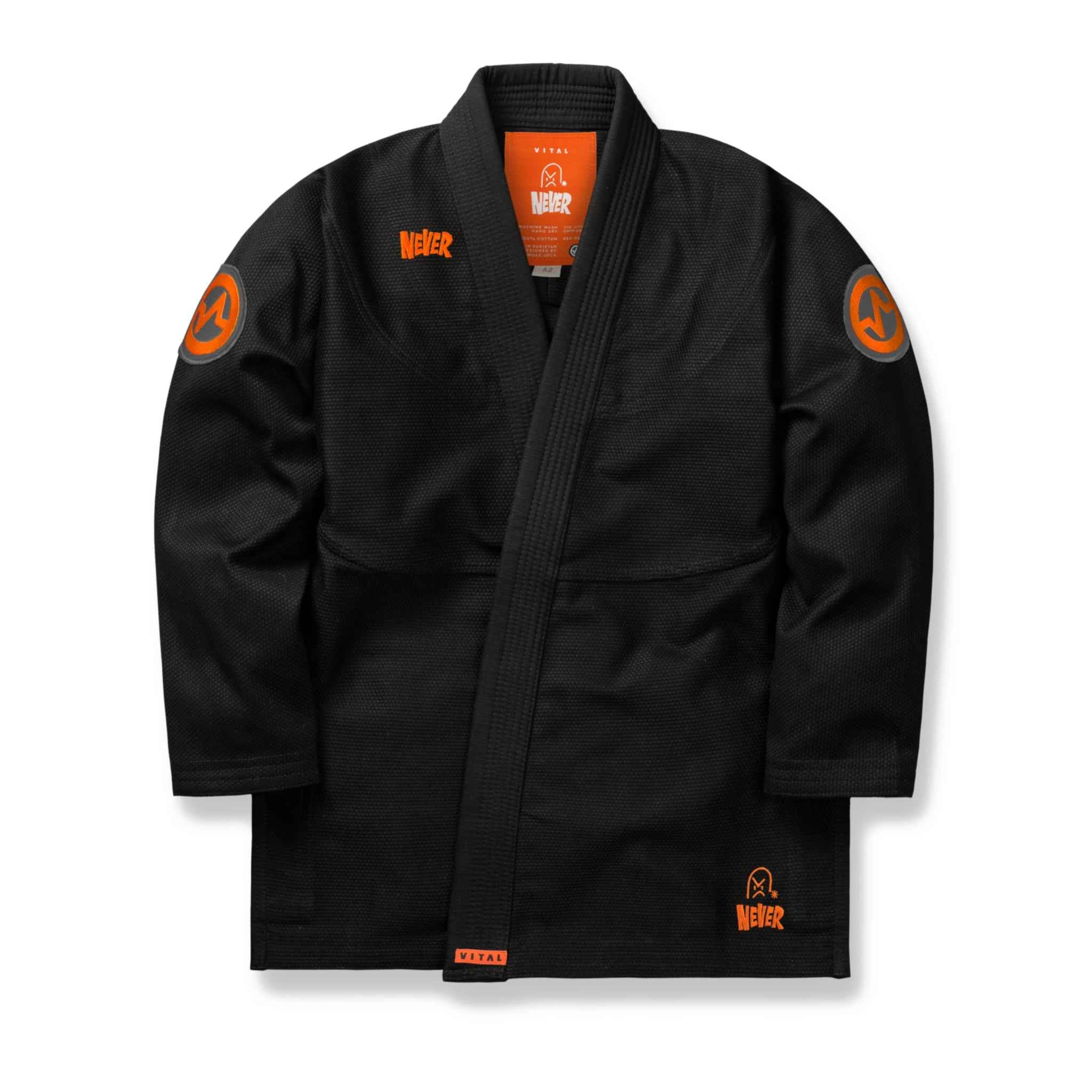 SMILE NEVER SMILE - BLACK - Vital Kimonos