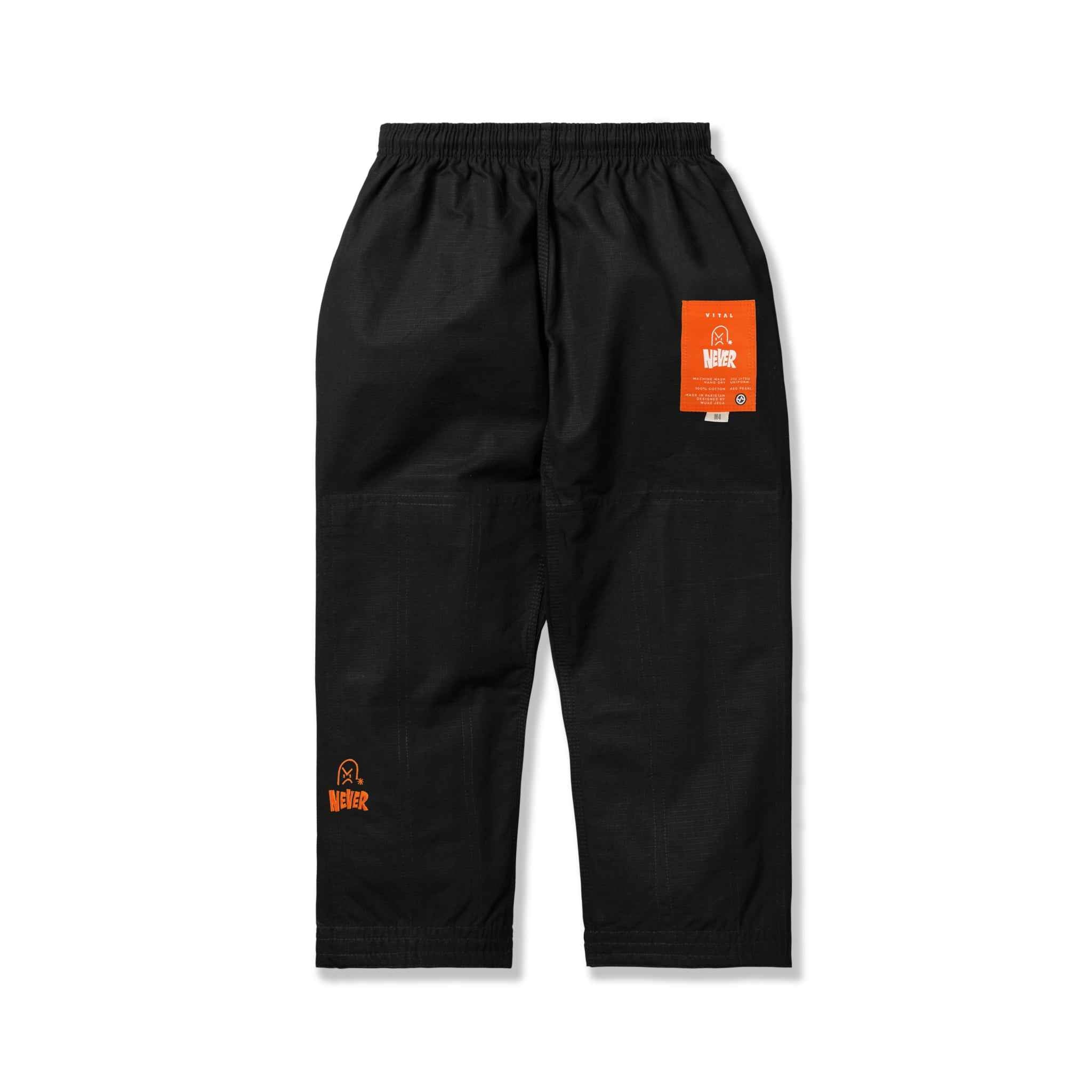 SMILE NEVER SMILE KIDS - BLACK - Vital Kimonos