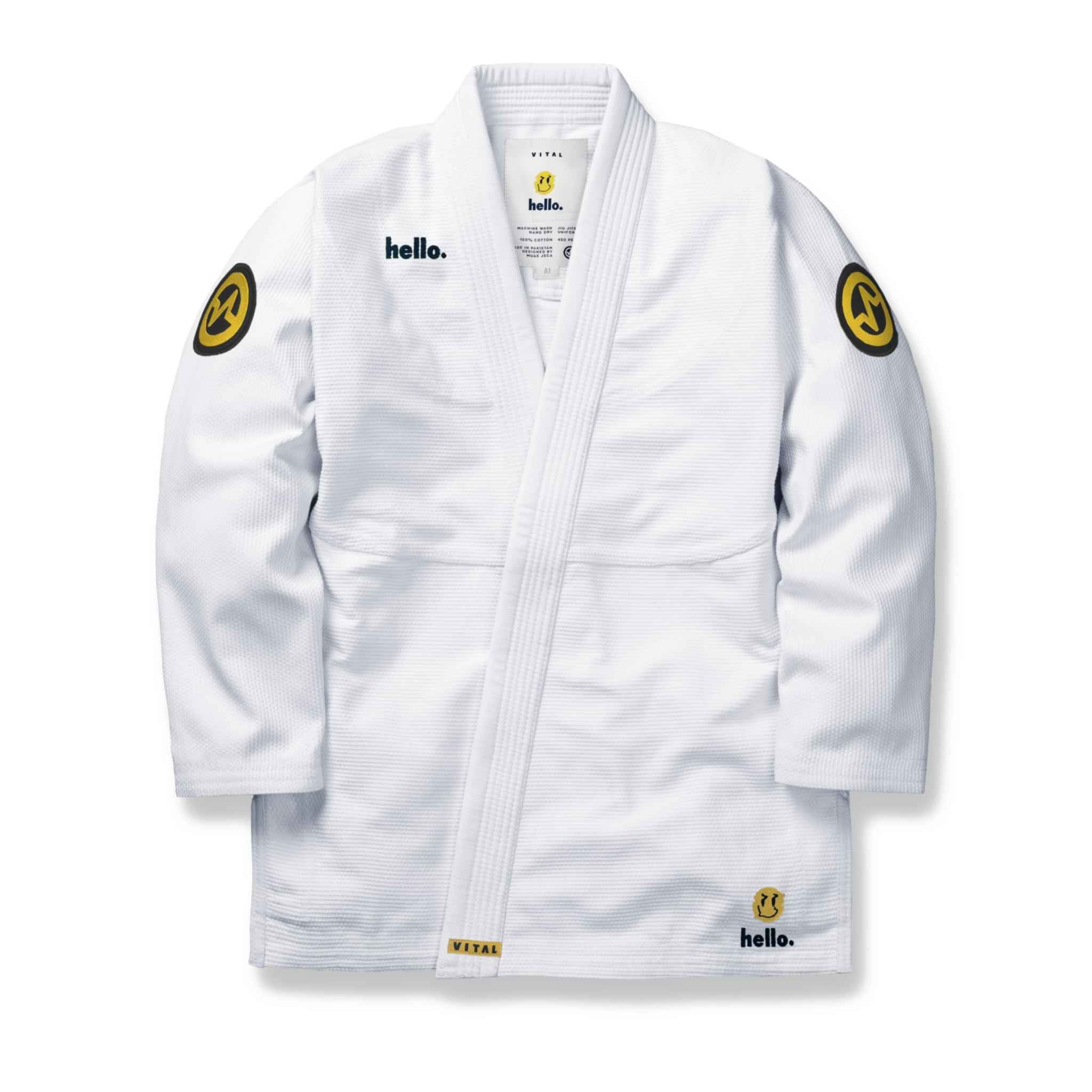 SMILE NEVER SMILE - WHITE - Vital Kimonos